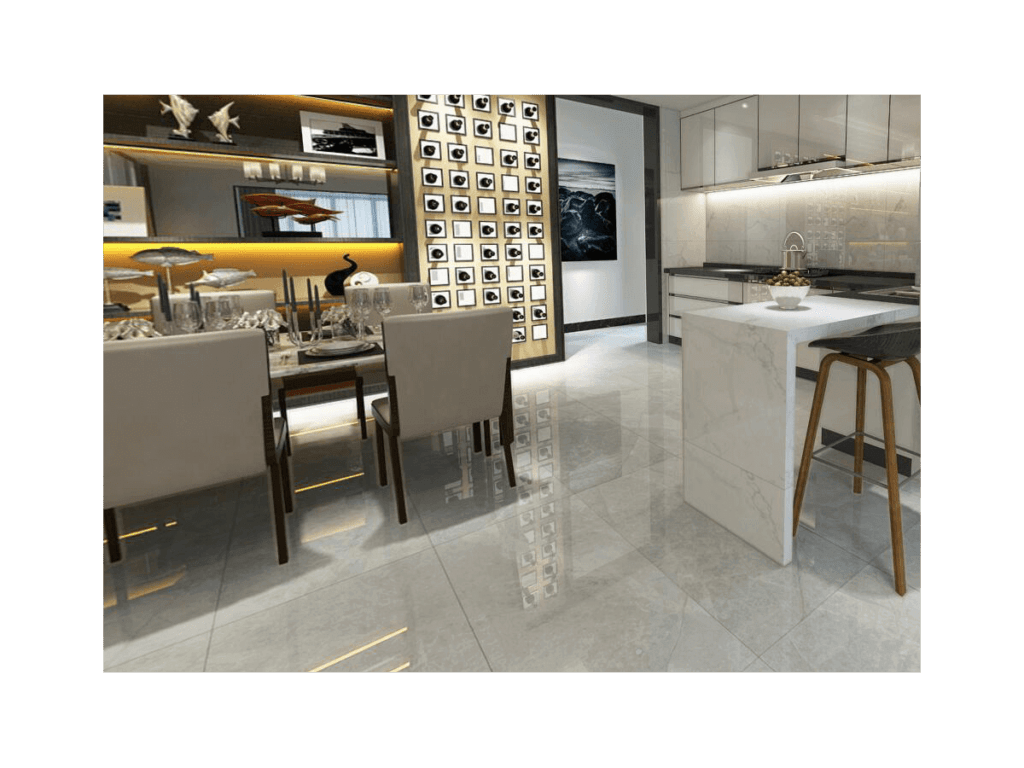 porcelain polished tile-Kitchen showroom